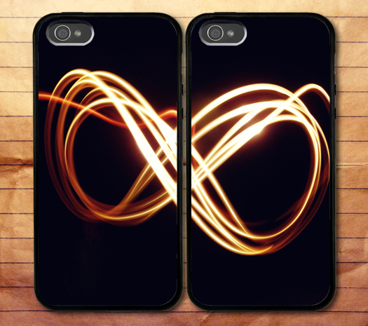 Infinity Symbol Iphone 6 Plus 6 5s 5c 5 4s 4 Samsung Galaxy S6 S5 Mini S4 S3 Note 4 Couple Cases (2 Cases)