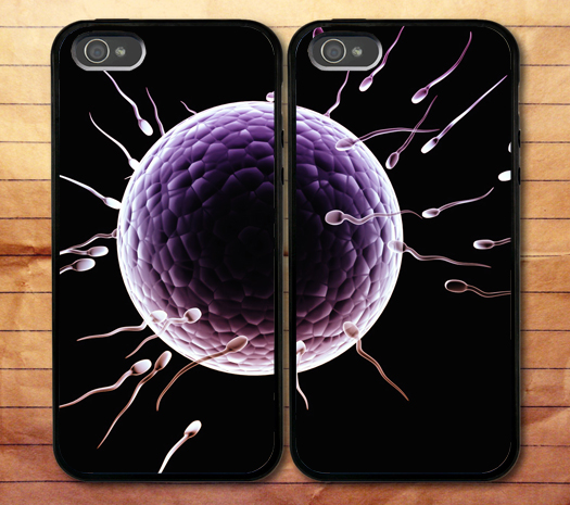 When Sperm Meet Ovum Iphone 6 Plus 6 5s 5c 5 4s 4 Samsung Galaxy S6 S5 Mini S4 S3 Note 4 Couple Cases (2 Cases)
