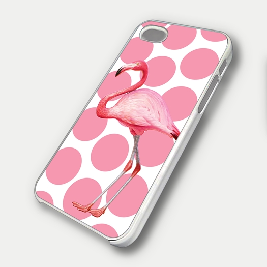 Pink Polka Dot Flamingo Iphone 6 Plus 6 5s 5c 5 4s 4 Samsung Galaxy S6 S5 Mini S4 S3 Note 4 Case