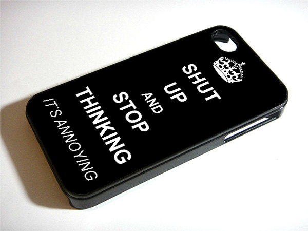 Keep Calm And Stop Thinking Iphone 6 Plus 6 5s 5c 5 4s 4 Samsung Galaxy S6 S5 Mini S4 S3 Note 4 Case