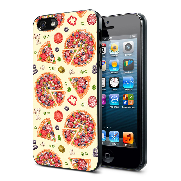 Pizza Food Pattern Iphone 6 Plus 6 5s 5c 5 4s 4 Samsung Galaxy S6 S5 Mini S4 S3 Note 4 Case